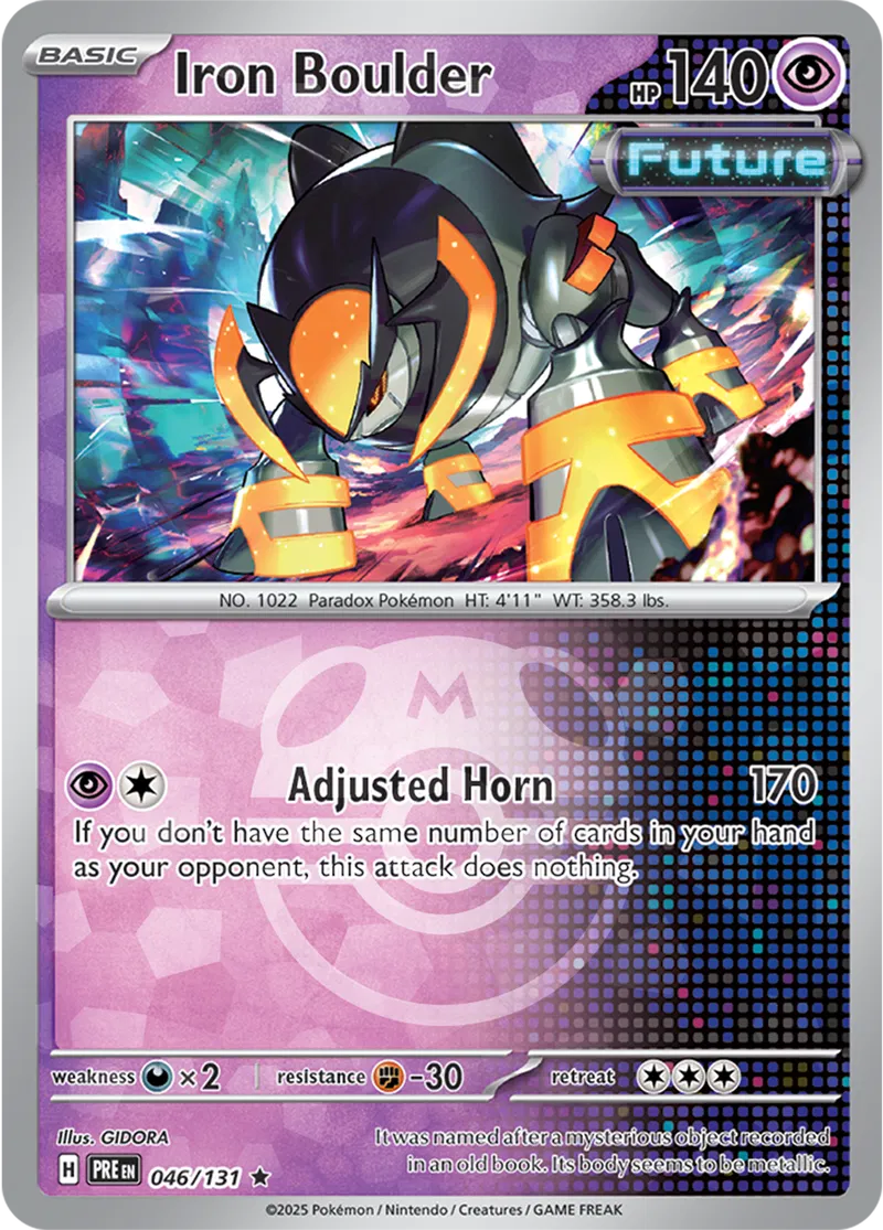 Iron Boulder Master Ball Holo